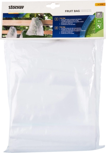 Beschermzakjes voor fruit 20 × 30 cm, 50 stuks STOCKER