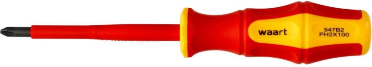 Geïsoleerde kruiskopschroevendraaier PH2 100 mm VDE