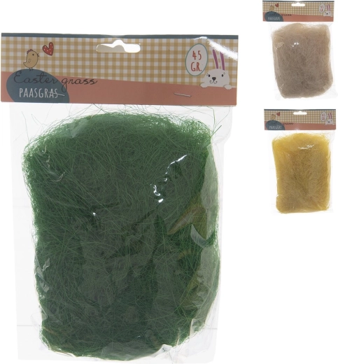 Decoratief houten gras 45 g (mix van 3 kleuren)