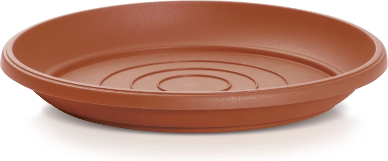 Terra ronde onderschaal 37 cm terracotta