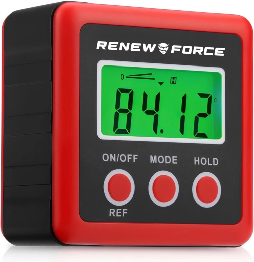 Digitale hoekmeter Renew Force met verlicht display