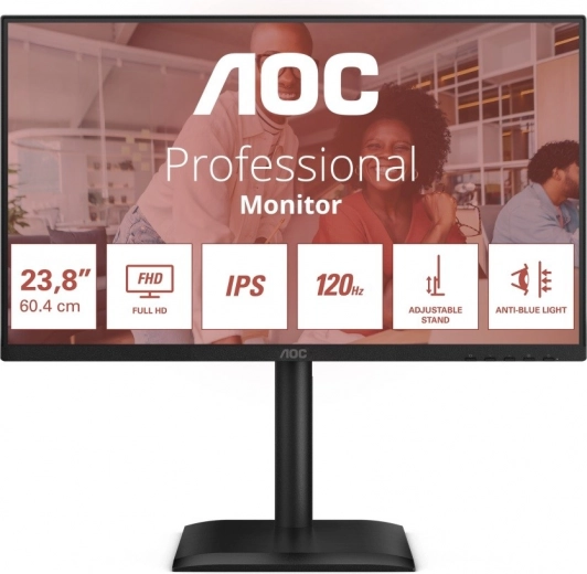 AOC Monitor 24 inch met Full HD-resolutie en IPS-technologie