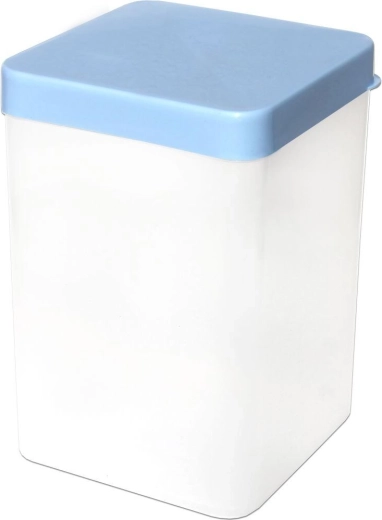 Voorraadbus voor droge levensmiddelen 3 l, rechthoekig, hoog, mix kleuren