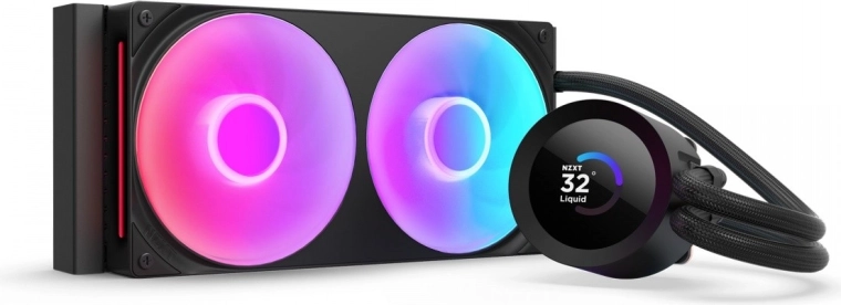 NZXT Kraken Plus 240 RGB LCD waterkoeling zwart