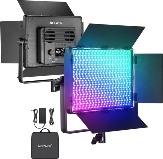 Neewer RBB1200 professioneel LED-paneellamp RGBCW