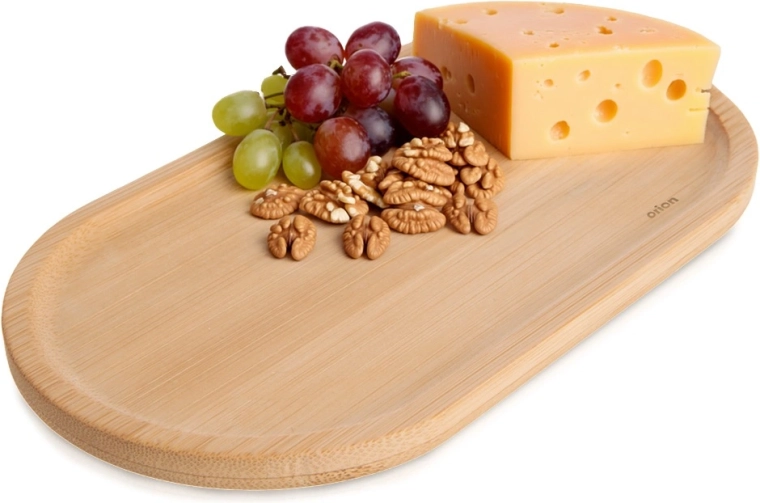 Bamboe ovale serveerschaal 19 × 10,5 cm