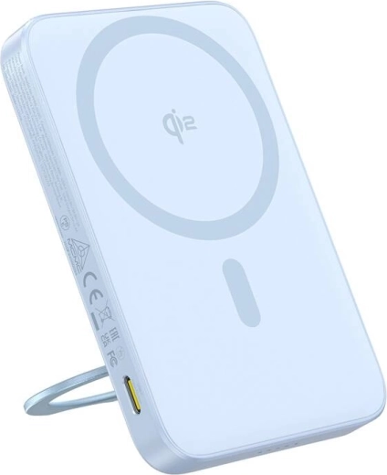 Baseus powerbank met standaard PicoGo Qi2 5000 mAh 20 W blauw
