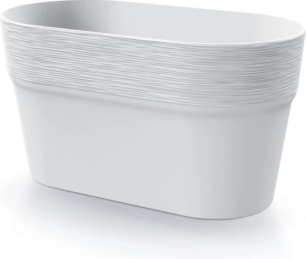 Bloembak FURU 27,5 cm wit