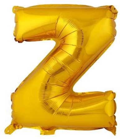 Folieballon TORO letter Z 30 cm