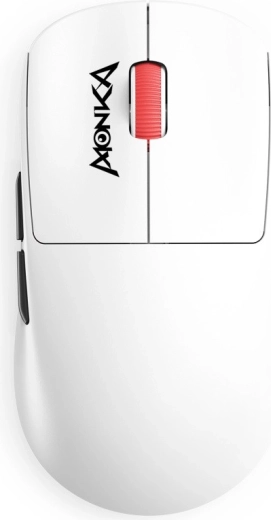 Draadloze gamingmuis Monka Prime wit