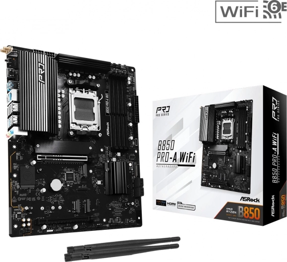 ASROCK B850 PRO-A WIFI ATX moederbord AM5, DDR5