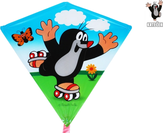 Vlieger TEDDIES – KRTEK op schaatsen 68 × 73 cm