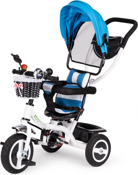 Kinderdriewieler met draaibaar dak en duurzame wielen ECOTOYS