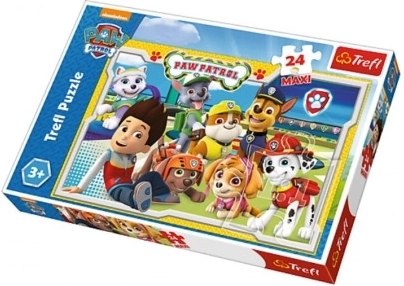 maxi puzzel paw patrol 24 stukken 60 × 40 cm