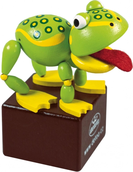 Detoa houten figuur Kikker