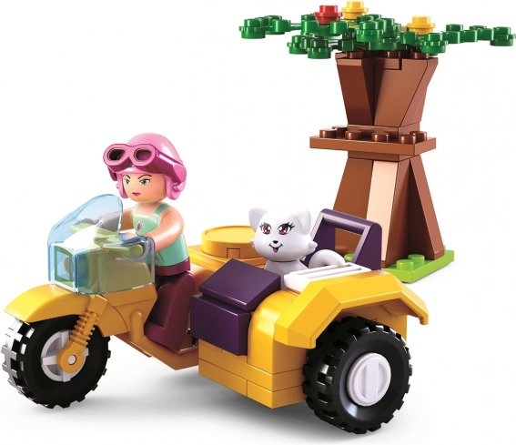 Sluban Girls Dream Motorfiets met zijspan