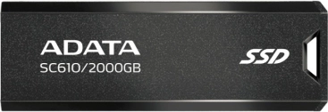 Externe SSD-schijf ADATA SC610 2000 GB USB 3.2 Gen2 zwart