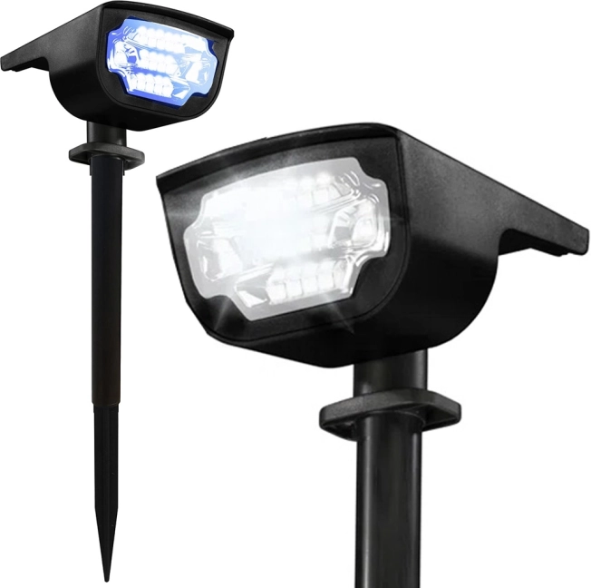 Zonne-LED-tuinlantaarn met meerkleurig licht, IP65