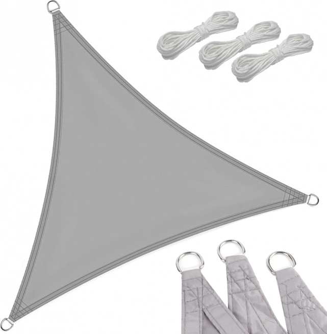 Waterdicht schaduwdoek driehoek 3 × 3 × 3 m – tuinzonnedoek