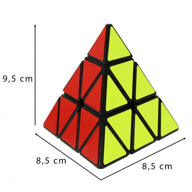 Puzzelspel PYRAMINX puzzelkubus 9,7 cm