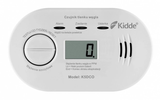 Koolmonoxidemelder met display Kidde K5DCO