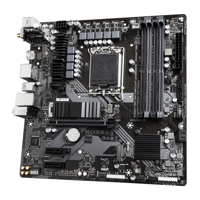 Gigabyte B760M DS3H AX DDR4 moederbord