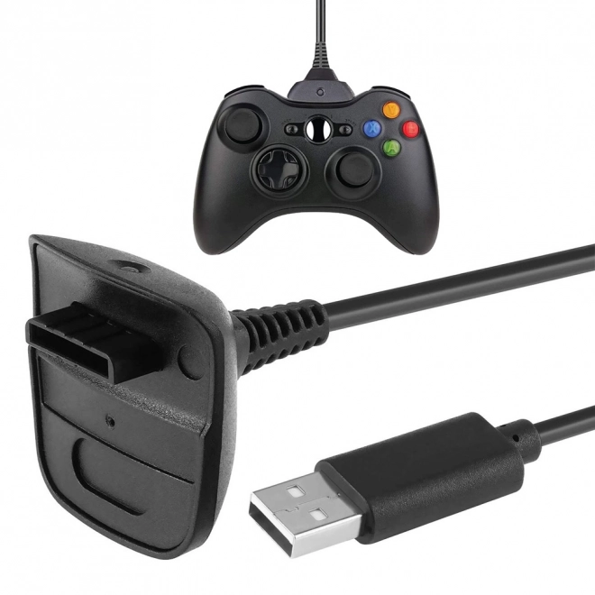 USB-kabel Xbox 360 voor spelen en opladen