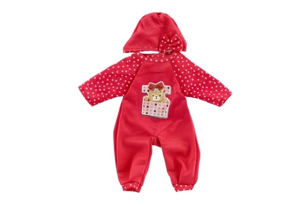 Kleding/Jurkjes voor poppen/baby's maat ca. 40 cm mix soorten 1st in zak 25x32cm