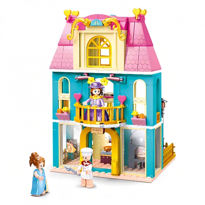 Sluban Girls Dream Village M38-B0875 Twee verdiepingen huis met zolder
