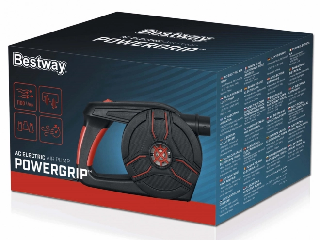 Bestway praktische elektrische pomp PowerGrip 3 adapters 62258