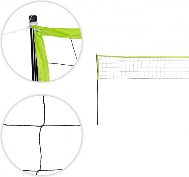 Inklapbaar volleybal- en badmintonnet 600x240 cm MultiGarden