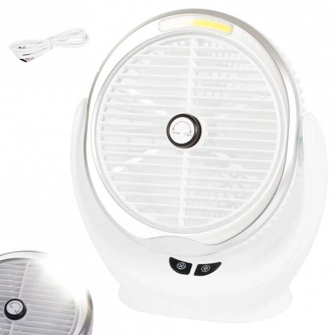 Draadloze tafelventilator – Wit