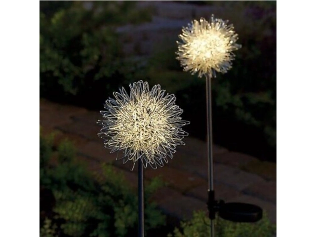 Zonne-energie tuin LED-lampje in de vorm van een boompje - 2 stuks