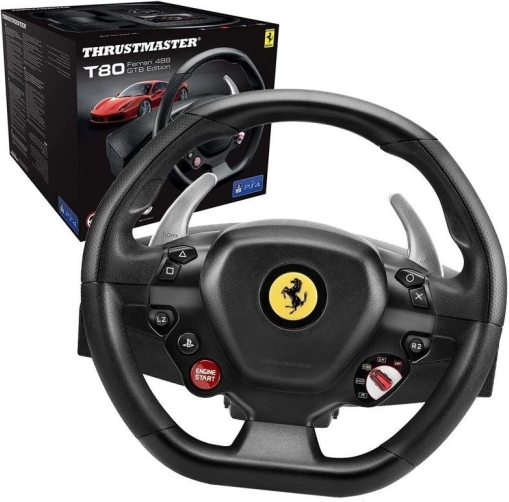 Racestuur Ferrari 488 GTB Edition met pedalen voor PC en PS4