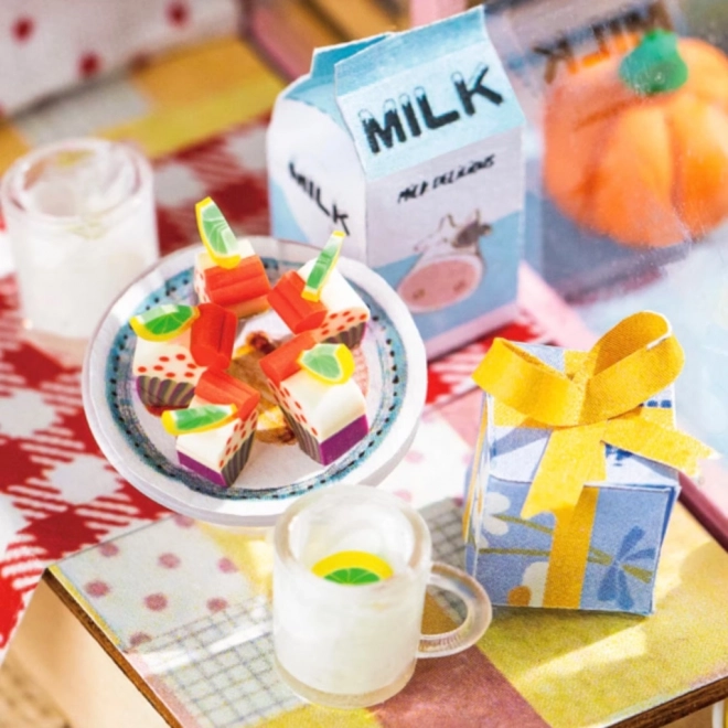 Feestje Vakantieoord - Doe-het-zelf miniatuur poppenhuis