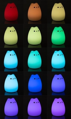 LED nacht lampje - kitten