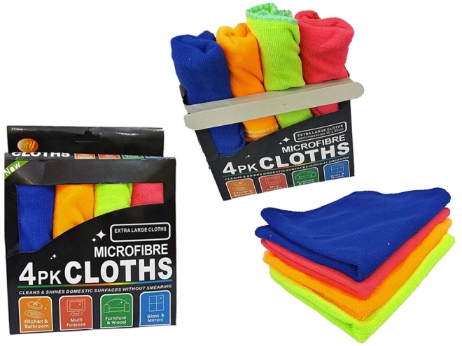 Set van reinigingsdoekjes van microvezel