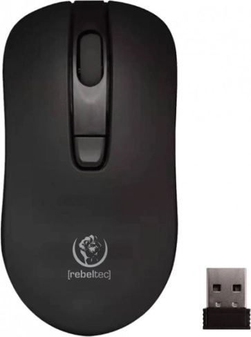 Draadloze optische muis Rebeltec STAR zwart 1600 DPI