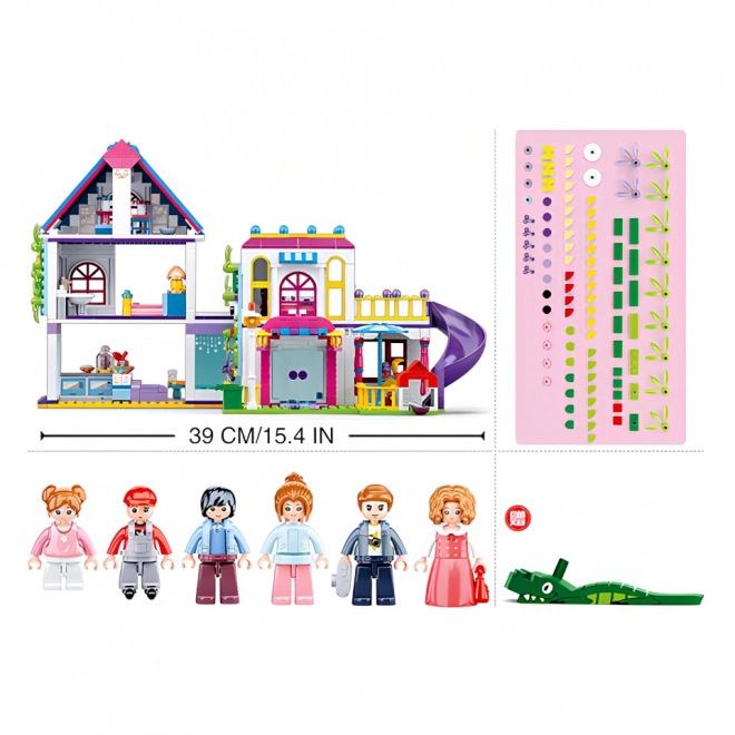 Sluban Meisjes Droom M38-B0974 Leuke Villa