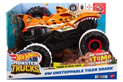 Hot Wheels RC Monster Truck Tijgerhaai