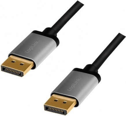 LogiLink DisplayPort-kabel 5 m, 4K/60 Hz, aluminium connectoren