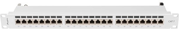 Patchpaneel 24 poorten Cat 7 pro rack