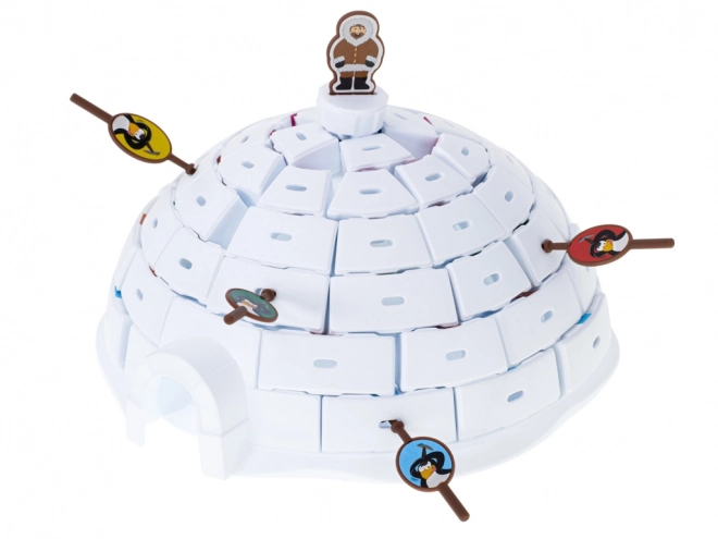 Bordspel bouw een iglo met pinguïns