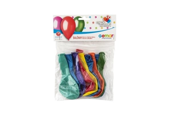 Metalen opblaasbare ballonnen - 10 stuks