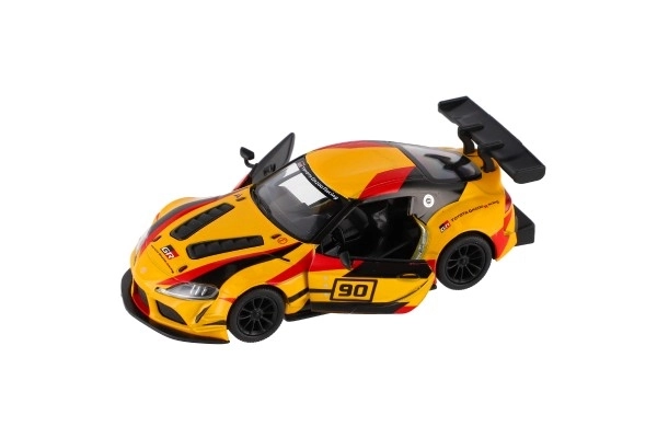 Auto Kinsmart Toyota GR Supra Racing metaal 13 cm
