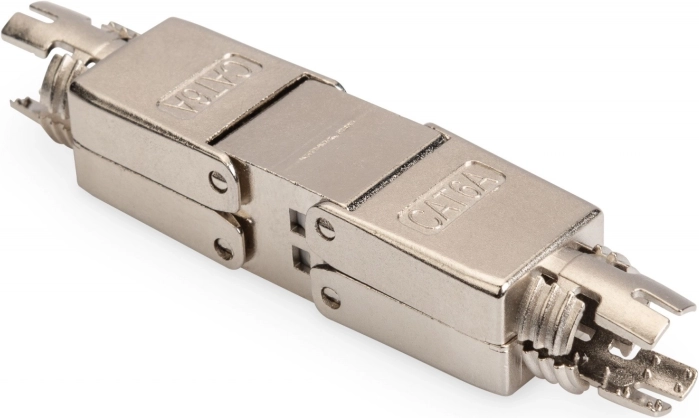 Netwerk-verbindingsmodule Cat 6A, afgeschermd, gereedschapsloos, AWG 22–26