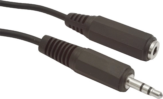 Stereo verlengkabel Minijack M/F 3 m