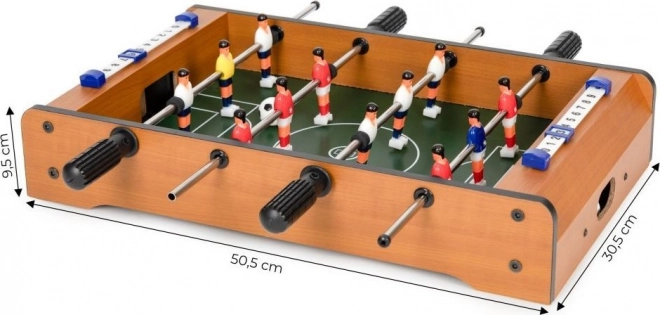 Mini houten tafelvoetbal voor kinderen