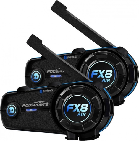 Intercom Fodsports FX8 Air voor motorfietsen - dubbele set