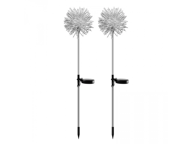 Zonne-energie tuin LED-lampje in de vorm van een boompje - 2 stuks